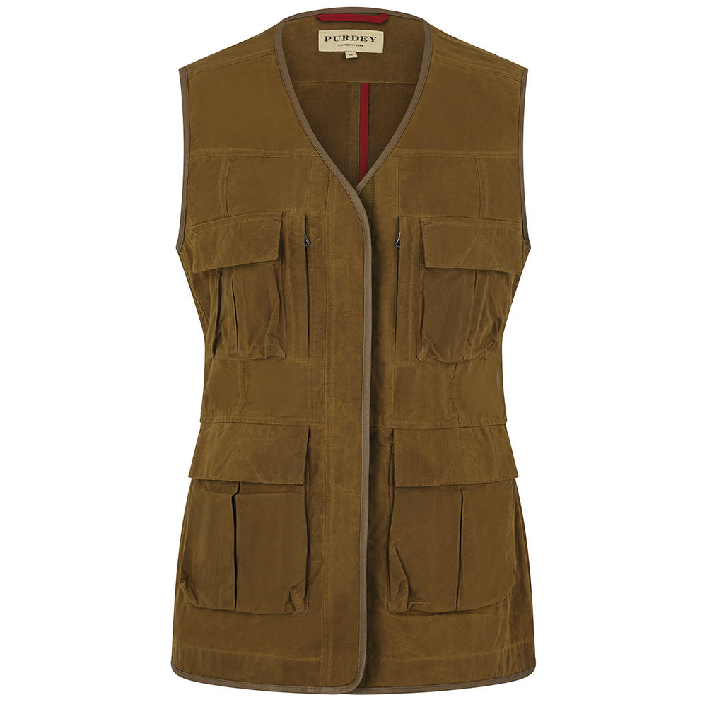Purdey Ladies Safari Vest | ochre | 36 | 830774